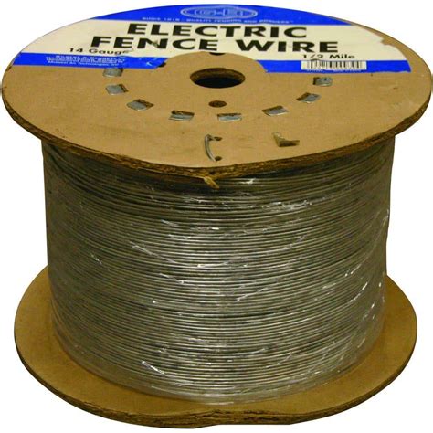 electric fence box home depot|14 gauge electric fence wire.